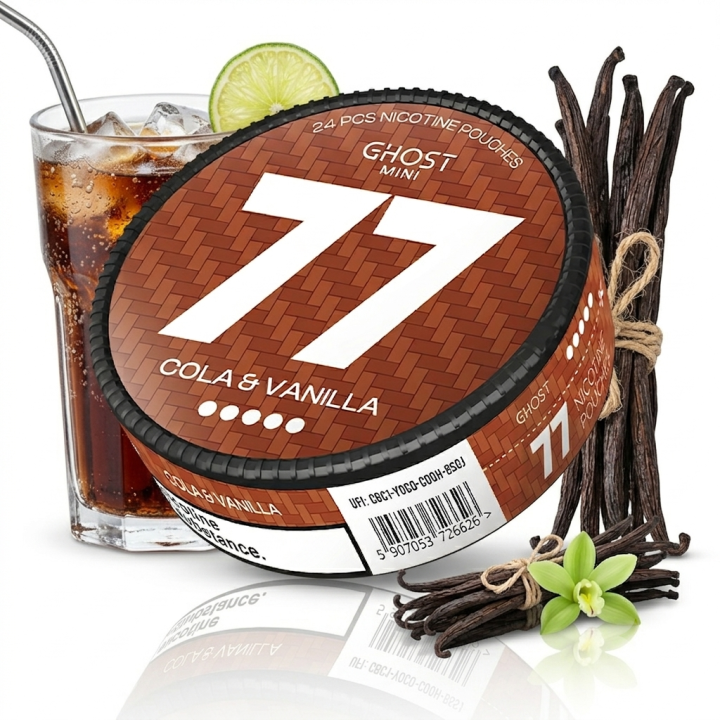 77 Ghost Cola & Vanilia Extra Strong - 40MG