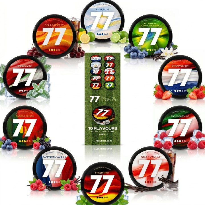 77 Multi Flavor Football Box - 16MG