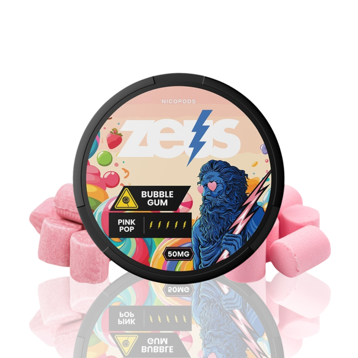Zeus Bubble Gum - 50MG