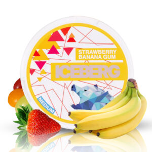 Iceberg Strawberry Banana Gum – 50MG
