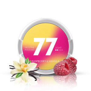 77 Raspberry & Vanilla Light – 8MG