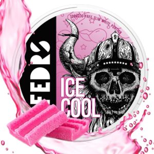 FEDRS Ice Cool Hard Bubble Gum – 65MG