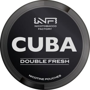 CUBA BLACK DOUBLE FRESH 66MG - GIGA PUCHA